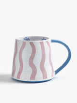 Eleanor Bowmer Pink Wave Mug