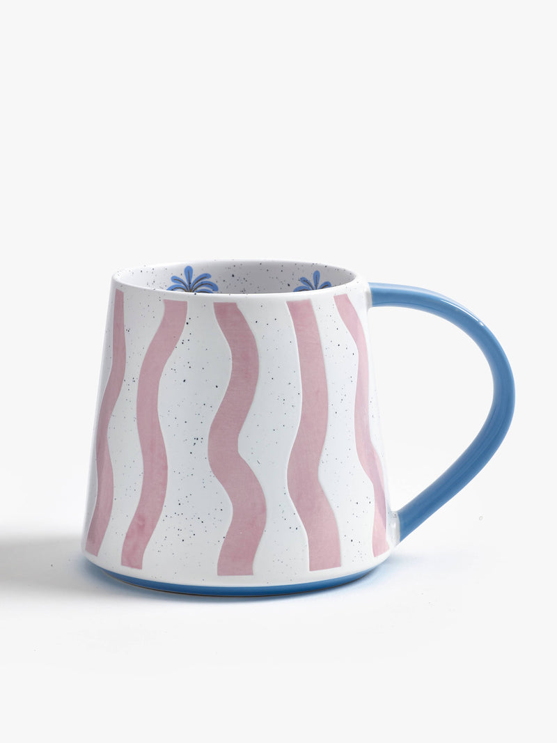Eleanor Bowmer Pink Wave Mug