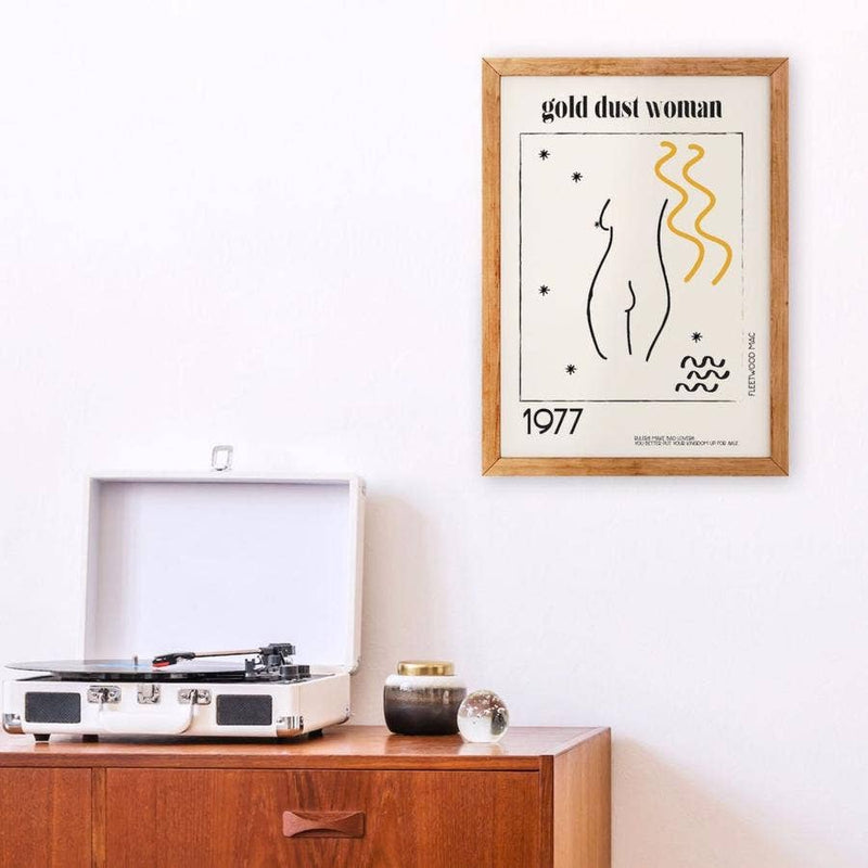 Gold Dust Woman Retro Giclée Art Print: A3