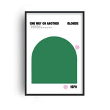 One Way or Another Blondie Print