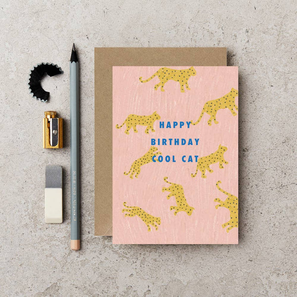 COOL CAT HAPPY BIRTHDAY Card