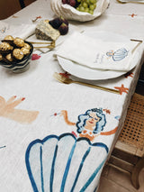 Goddess of Cocktails & Very Dirty Martini - Linen Napkin Set