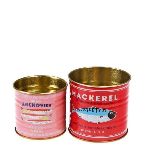 Mini Storage Tins (Set of 2) - Fish