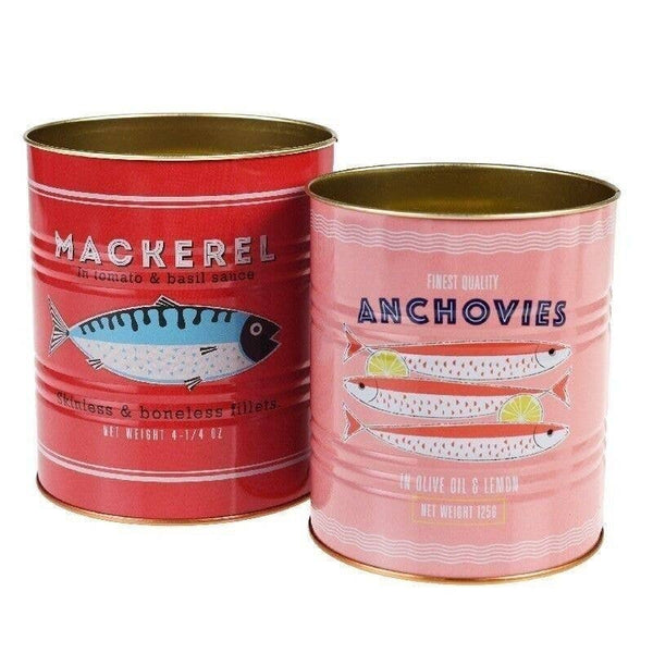 Fish Storage Tins (Set of 2)