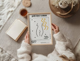 Gold Dust Woman Retro Giclée Art Print: A3