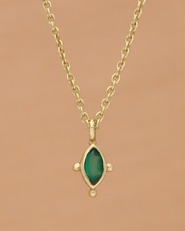 Oval Stone Necklace