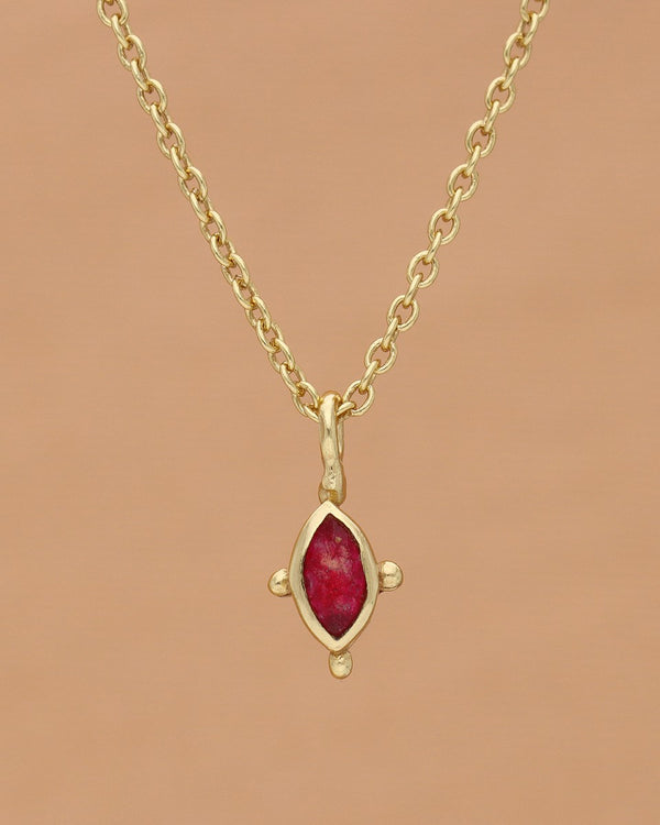 Oval Stone Necklace