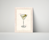Dirty Martini Print
