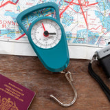 Travel Scales With Tape Measure - Petrol Blue