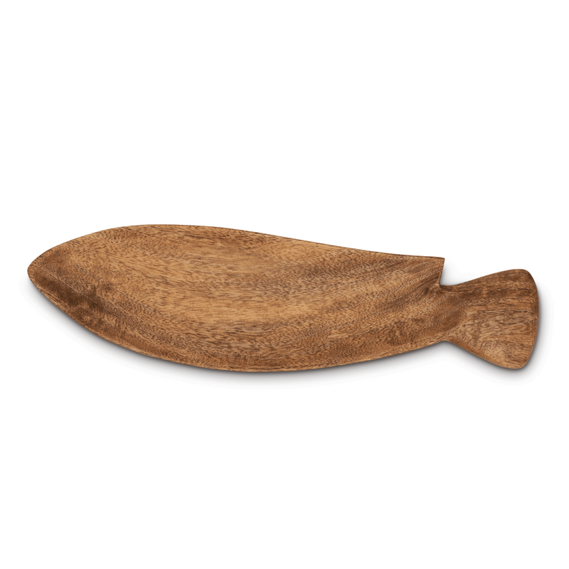 Golden Oak Fish Plate