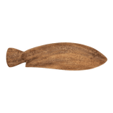Golden Oak Fish Plate