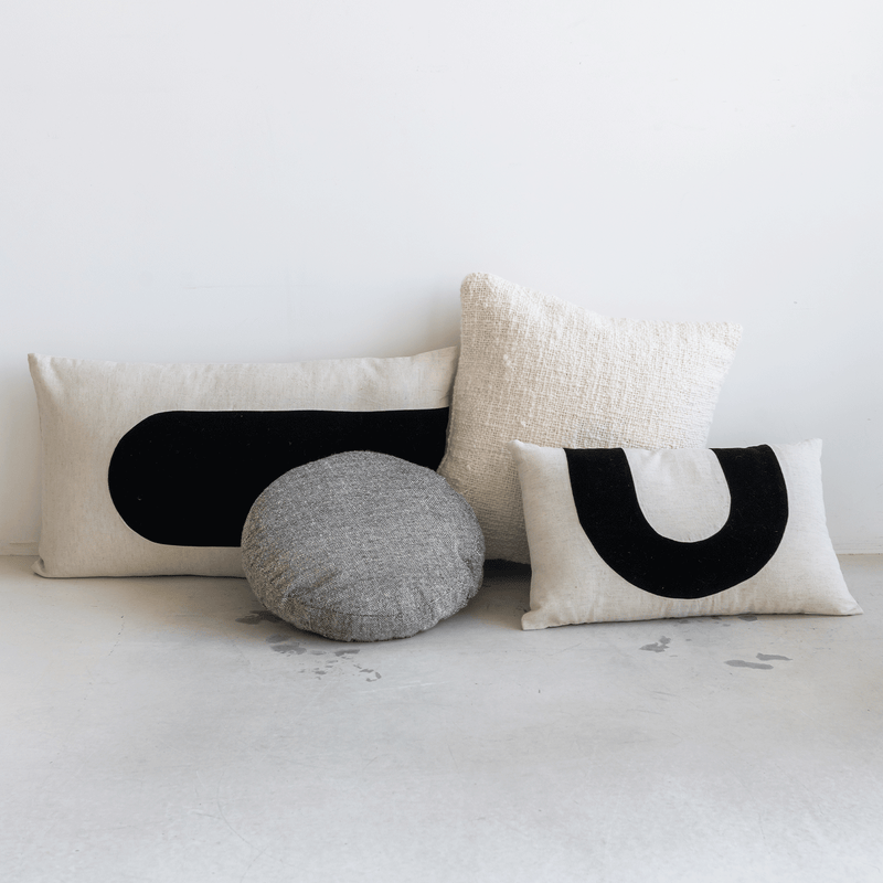 Modern Abstract U Cushion
