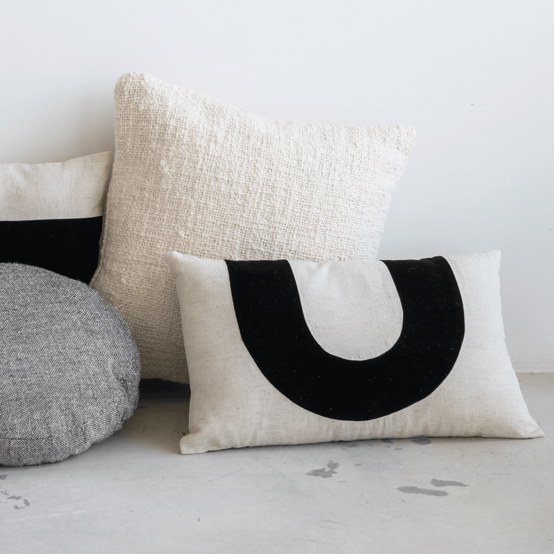 Modern Abstract U Cushion