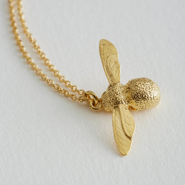 Golden Baby Bee Necklace