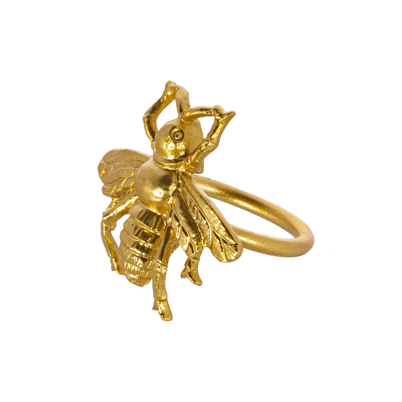 Gold Bee Napkin Ring (set of 2)