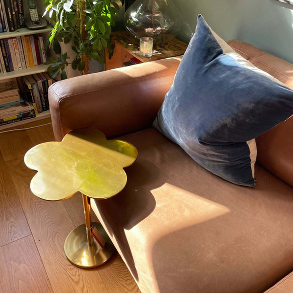 Daisy Brass Side Table