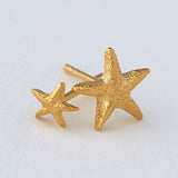 Asymmetric Starfish Stud Earrings