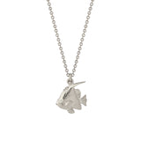 Silver Angelfish Necklace