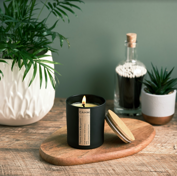 Thyme, Olive and Bergamot Luxury Candle