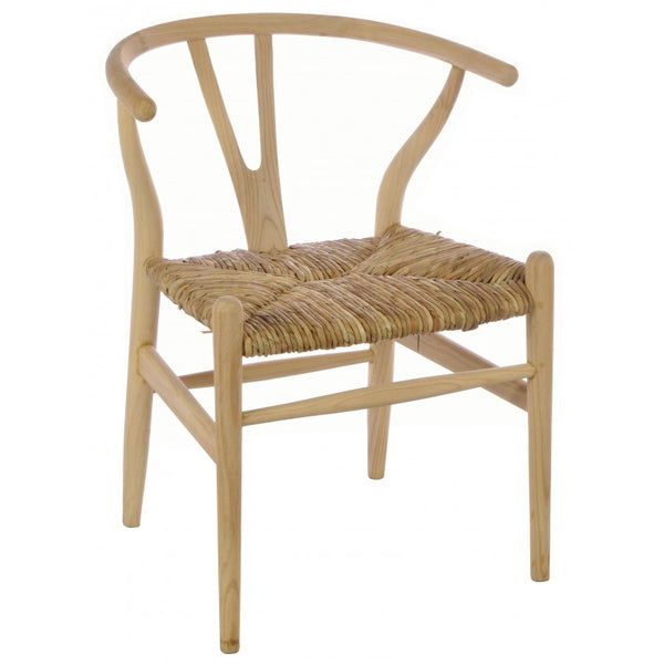 ONLINE EXCLUSIVE Wishbone Chair with Rush Seat