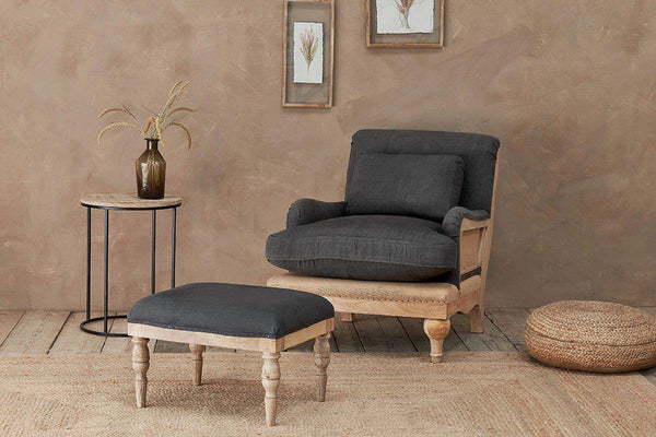 ONLINE EXCLUSIVE - Abe Linen Armchair