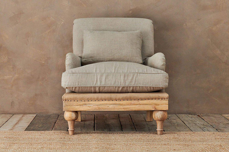 ONLINE EXCLUSIVE - Abe Linen Armchair