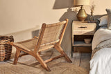 ONLINE EXCLUSIVE - Madrisana Acacia & Rattan Woven Chair