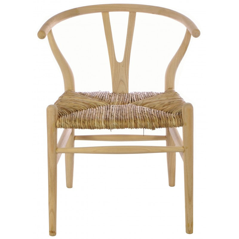 ONLINE EXCLUSIVE Wishbone Chair with Rush Seat